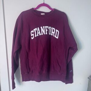 Champion Women's Maroon Stanford Sweater